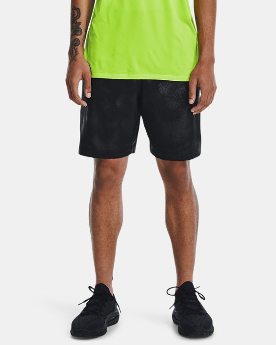 Men's UA Tech™ Woven Emboss Shorts in Black image number 0